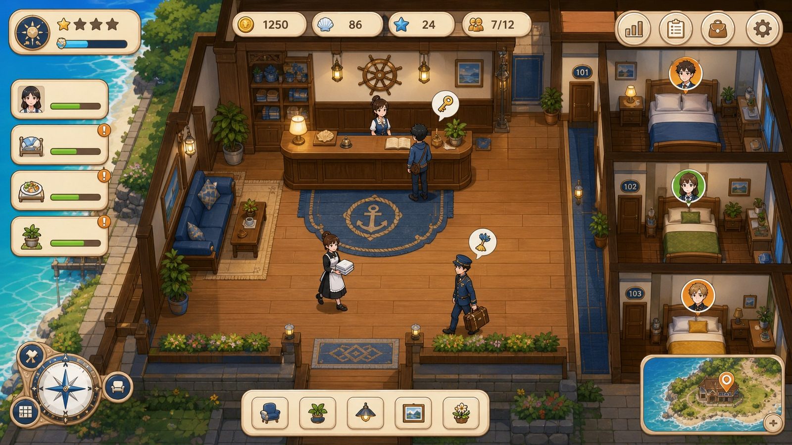 歌鸲旅馆KomadoriInn存档 角色路线 资料图 7